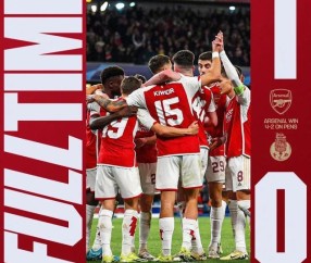 【欧冠】特罗萨尔扳平，拉亚2扑点，阿森纳晋级8强